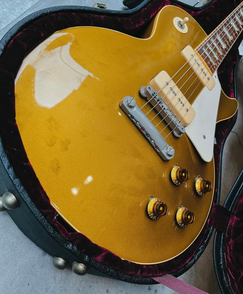 Gibson Custom Shop 1956 Les Paul Reissue (R6) VOS – Goldtop Guitar