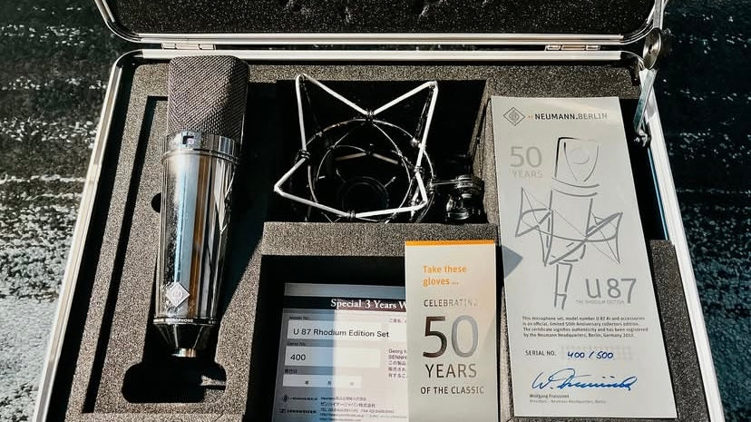 Neumann U87 Rhodium Edition – Anniversary Limited Edition