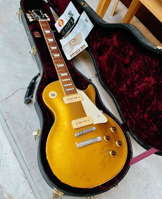 Gibson Custom Shop 1956 Les Paul Reissue (R6) VOS – Goldtop Guitar