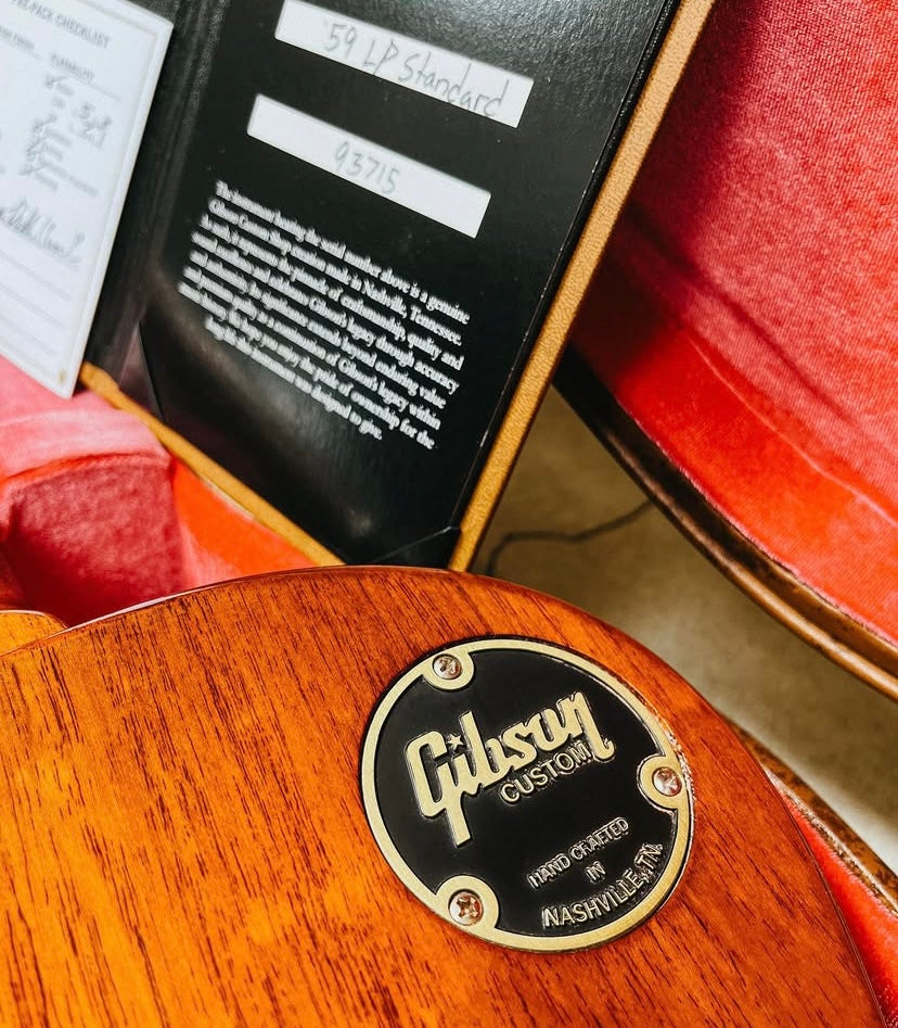 Gibson Custom Shop 1959 Les Paul Standard Reissue (R9) – Green Lemon Burst VOS Guitar