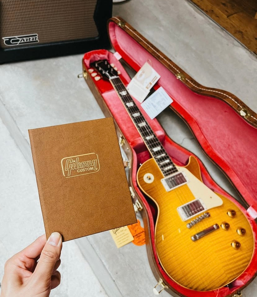 Gibson Custom Shop 1959 Les Paul Standard Reissue (R9) – Green Lemon Burst VOS Guitar