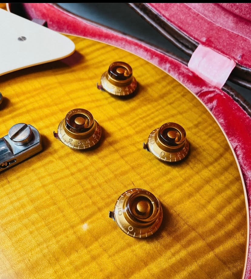 Gibson Custom Shop 1959 Les Paul Standard Reissue (R9) – Green Lemon Burst VOS Guitar