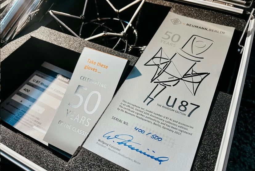Neumann U87 Rhodium Edition – Anniversary Limited Edition