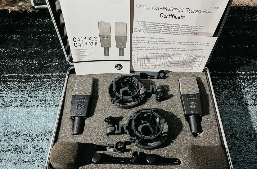 AKG C414 XLS/ST – Matched Stereo Pair