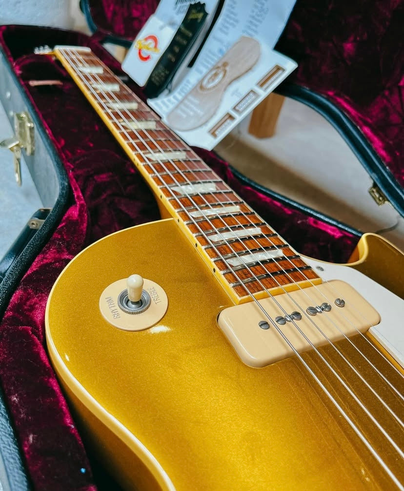 Gibson Custom Shop 1956 Les Paul Reissue (R6) VOS – Goldtop Guitar